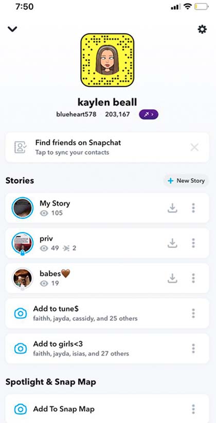 Pirater la liste de contacts de Snapchat